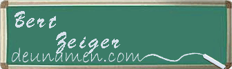 Bert Zeiger Visitenkarte